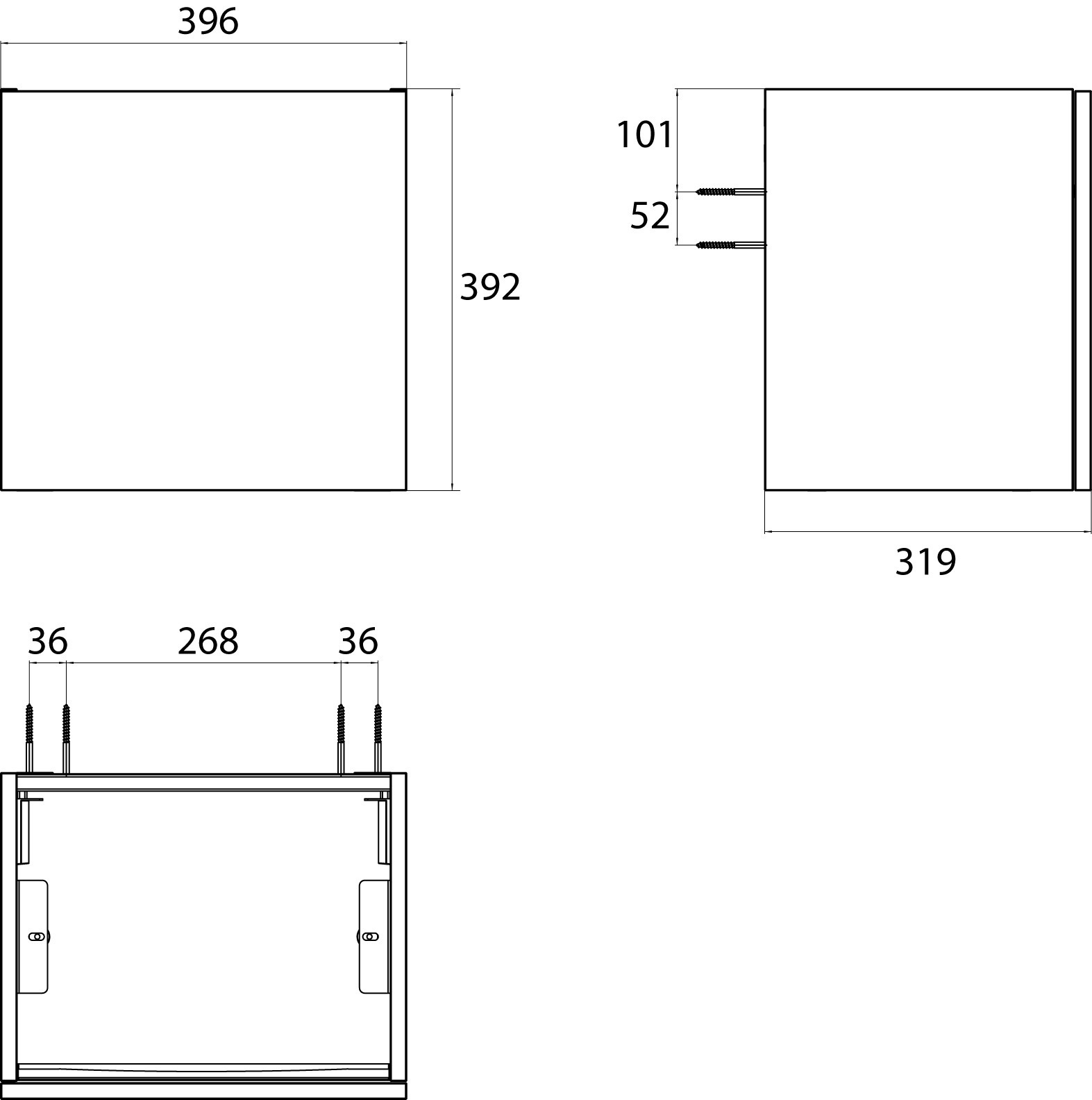 frasco-centric-waschtischunterschrank-wei-40cm-links image 2