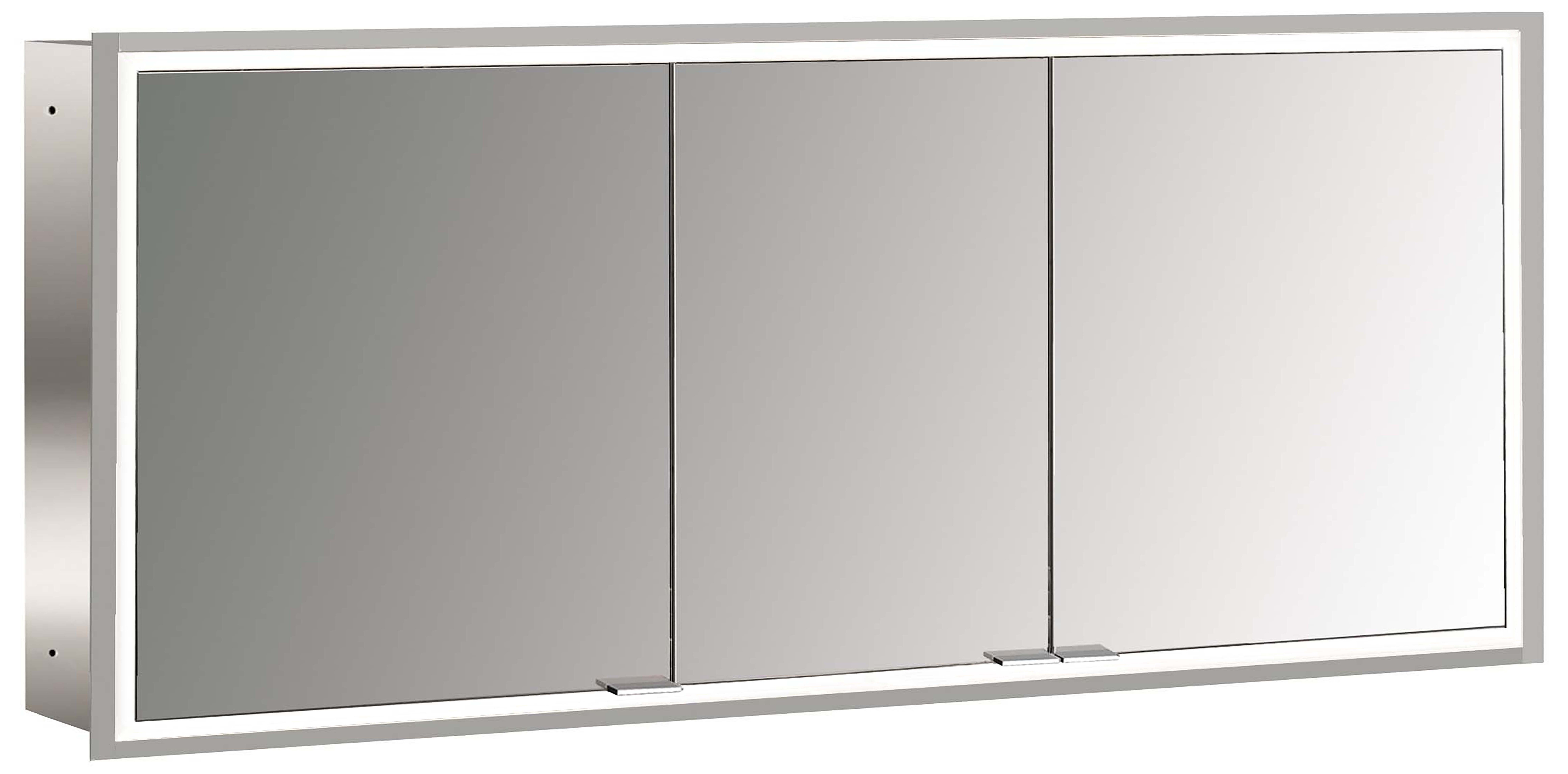 frasco-centric-led-spiegelschrank-140-cm-unterputz-aluminium image 1