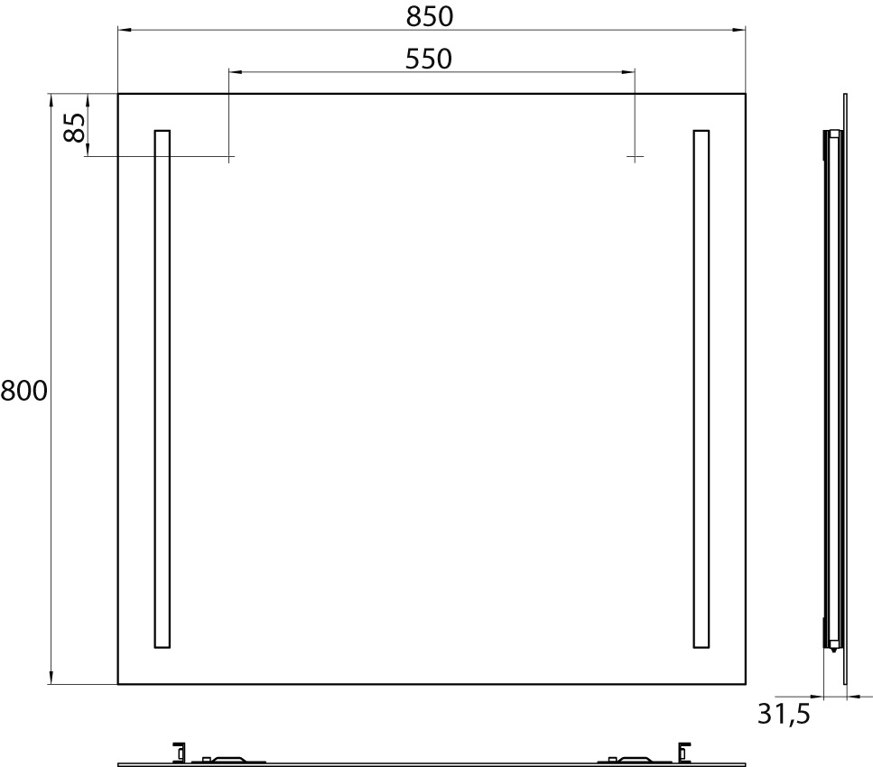 frasco-tiber-pro-led-lichtspiegel-85-cm-mit-raumschaltung image 3
