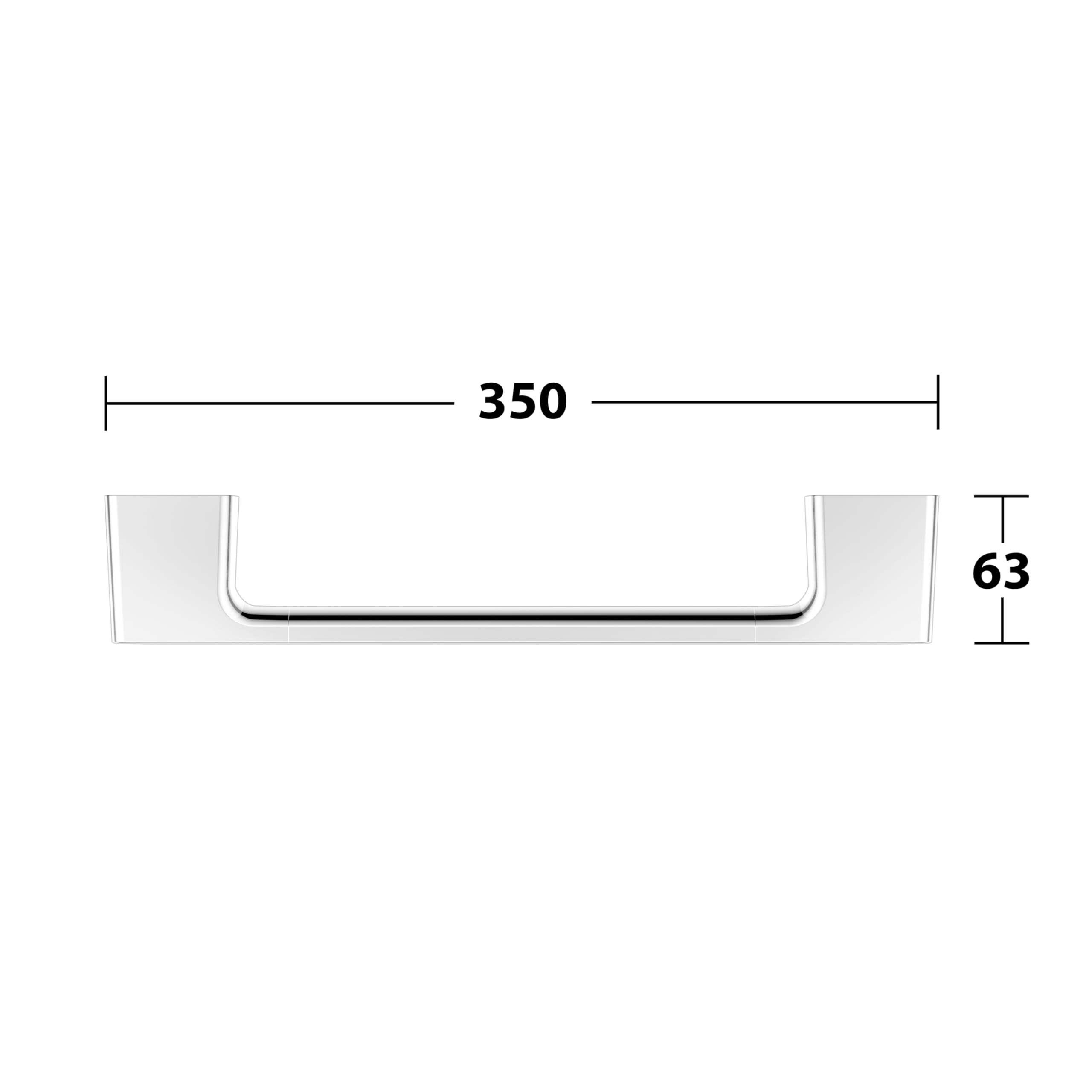 keuco-reva-haltegriff-35-cm-silber-115-kg image 7