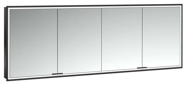 frasco-centric-spiegelschrank-200-cm-schwarz-unterputz image 1