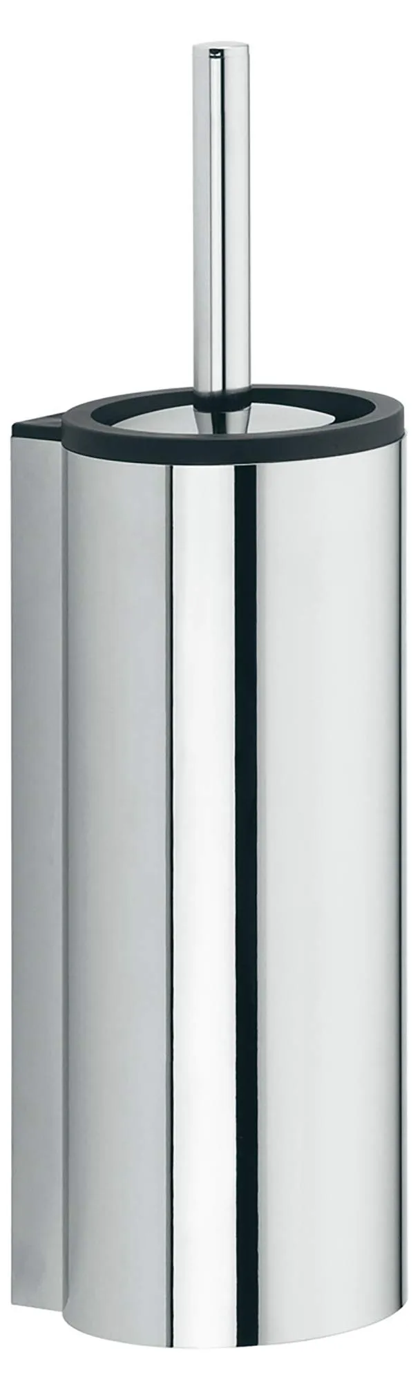 keuco-plan-wc-b-rstengarnitur-chrom-schwarz-ersatzkopf image 1