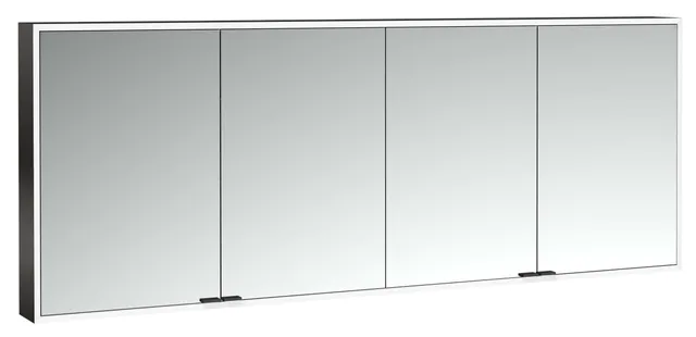 frasco-centric-led-spiegelschrank-180-cm-schwarz-aufputz-ip20 image 1