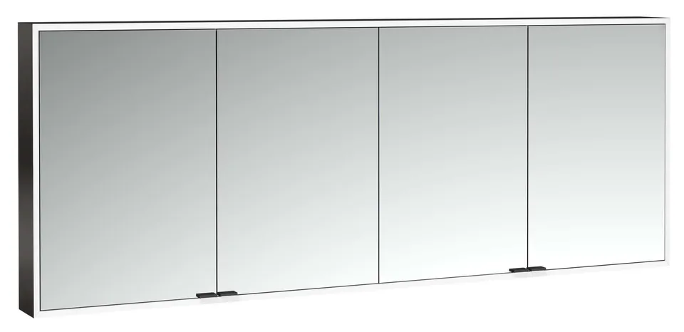 frasco-centric-led-spiegelschrank-180-cm-schwarz-aufputz-ip20 image 1