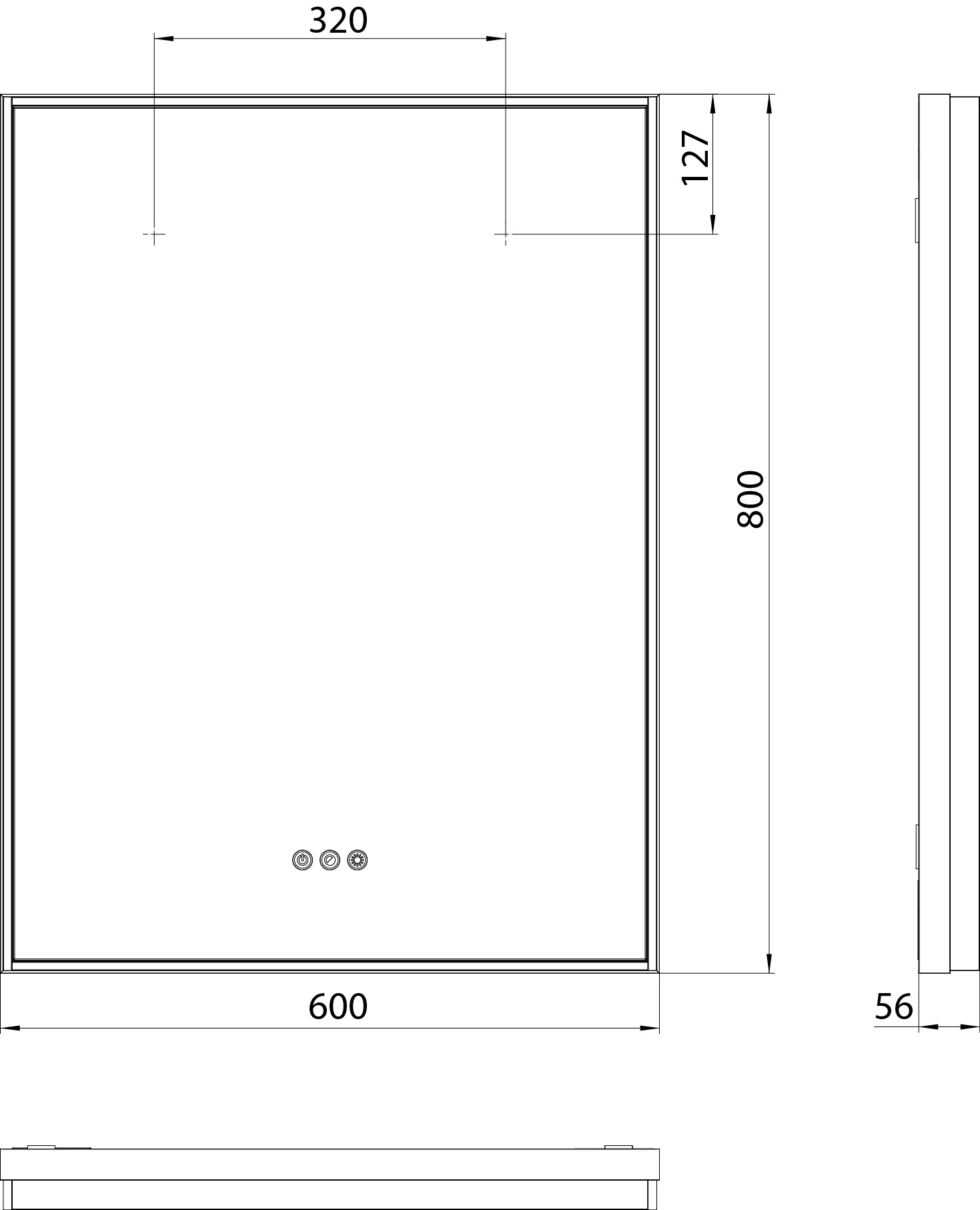 frasco-deep-pro-led-lichtspiegel-rund-60-cm-mit-raumschaltung image 3