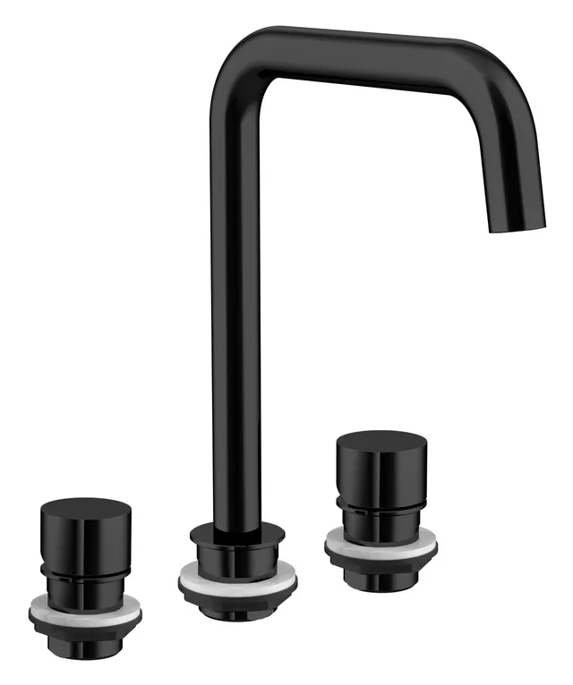 frasco-centric-waschtischarmatur-schwarz-3-loch-mit-hebel image 1
