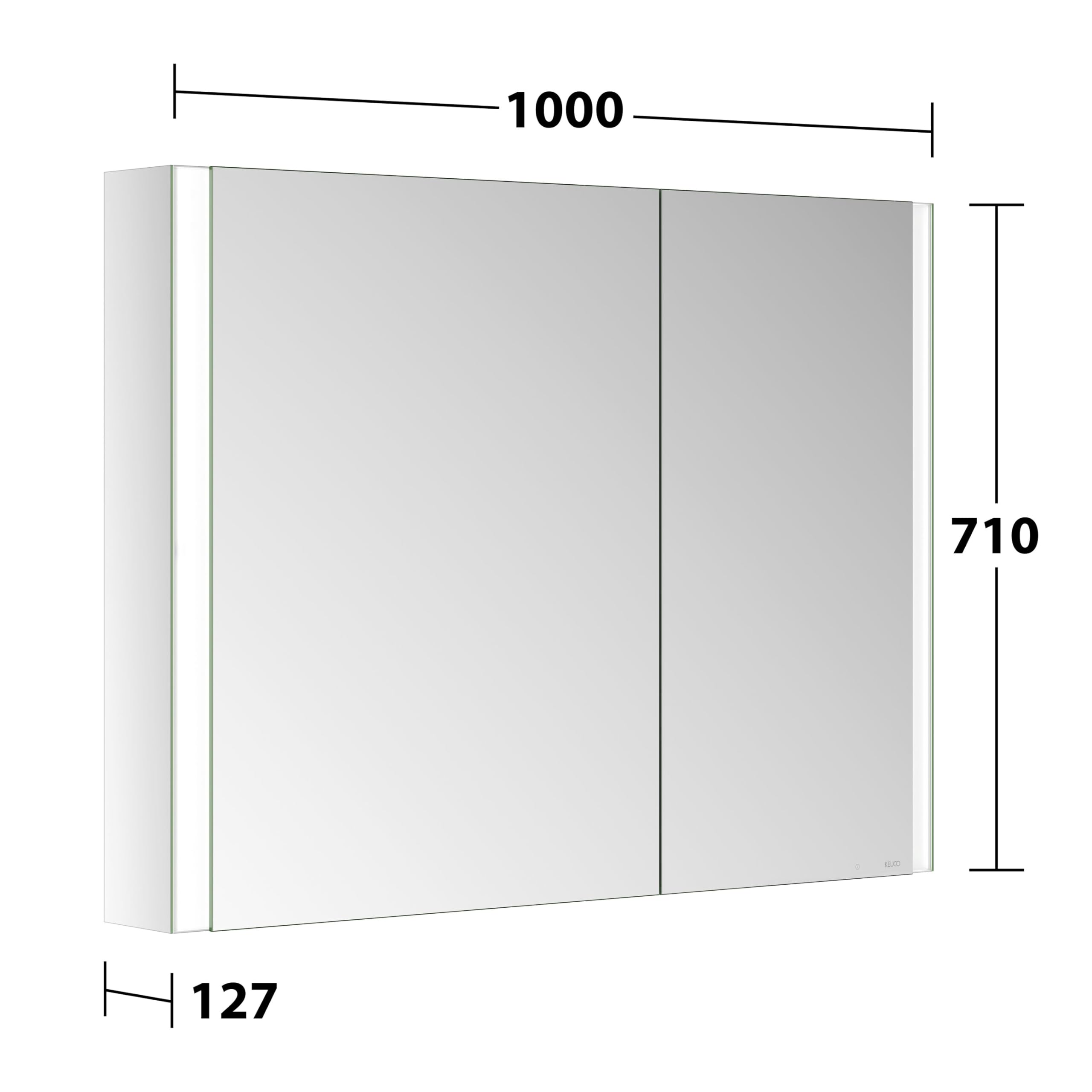 keuco-royal-lumos-spiegelschrank-100-cm-asymmetrisch-led image 3