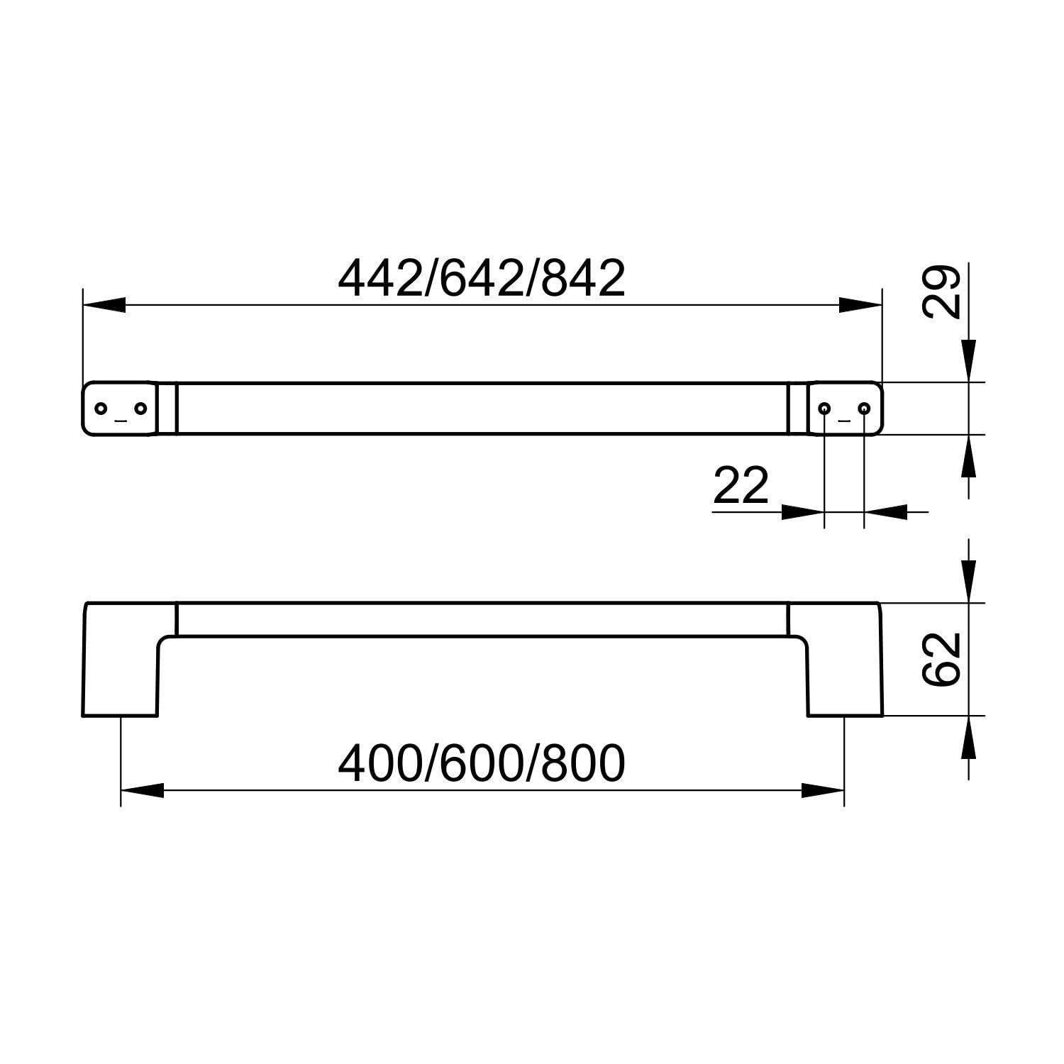 keuco-collection-moll-badetuchhalter-800-mm-chrom-metall image 8