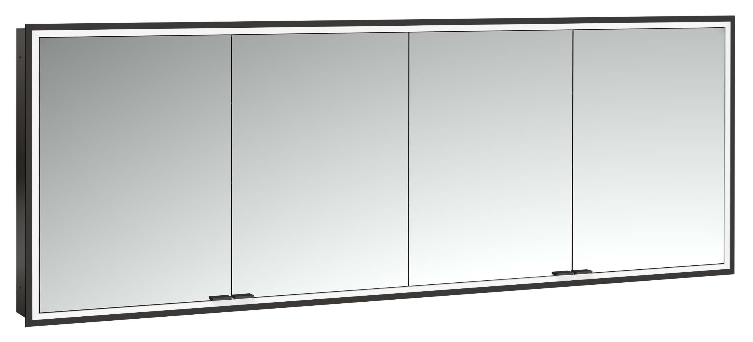 frasco-centric-spiegelschrank-200-cm-schwarz-unterputz image 1