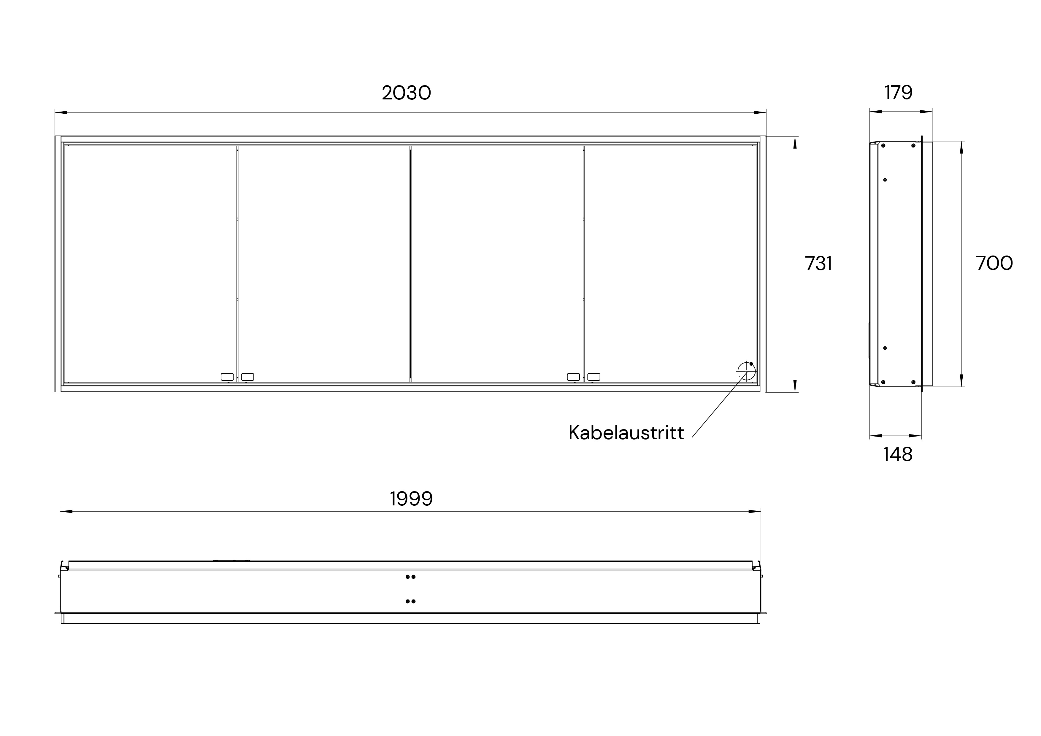frasco-centric-deep-led-spiegelschrank-200-cm-schwarz-unterputz image 6