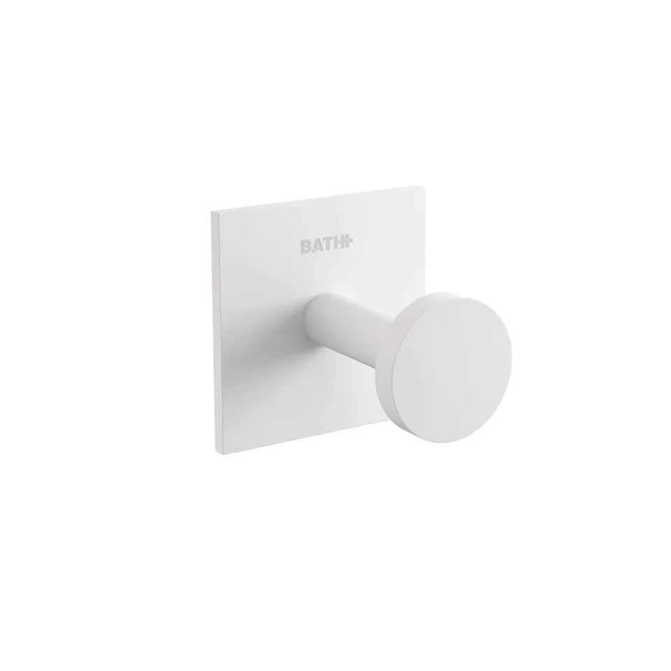 cosmic-stick-haken-mattwei-metall-eckig-zum-kleben image 1