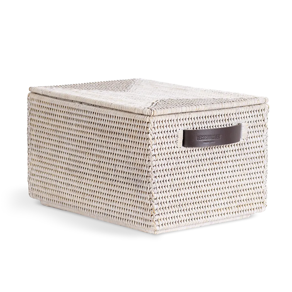 decor-walther-basket-box-aufbewahrungsbox-rattan-dunkel image 1