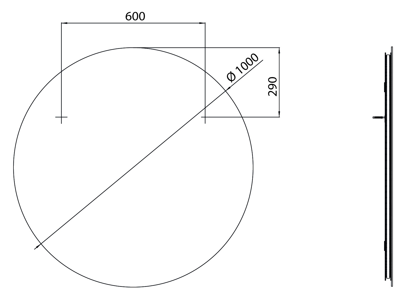 frasco-vea-led-lichtspiegel-100-cm-4000-k-indirekt image 3