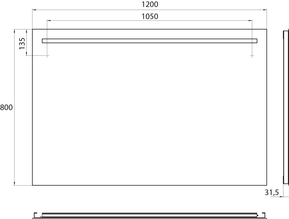 frasco-tira-led-lichtspiegel-120-cm-lichtstreifen-oben image 3