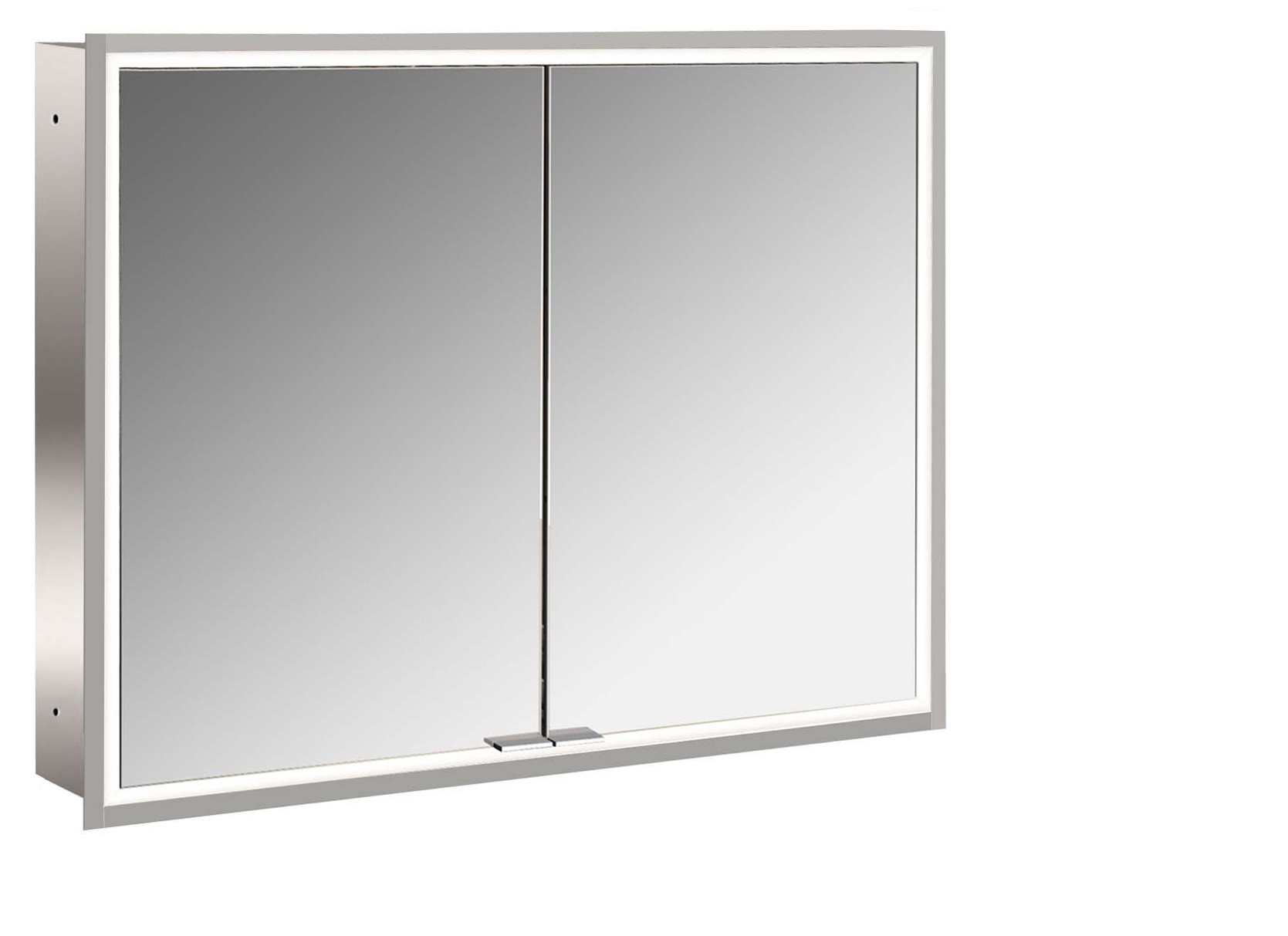 frasco-centric-spiegelschrank-90-cm-aluminium-led-unterputz image 1