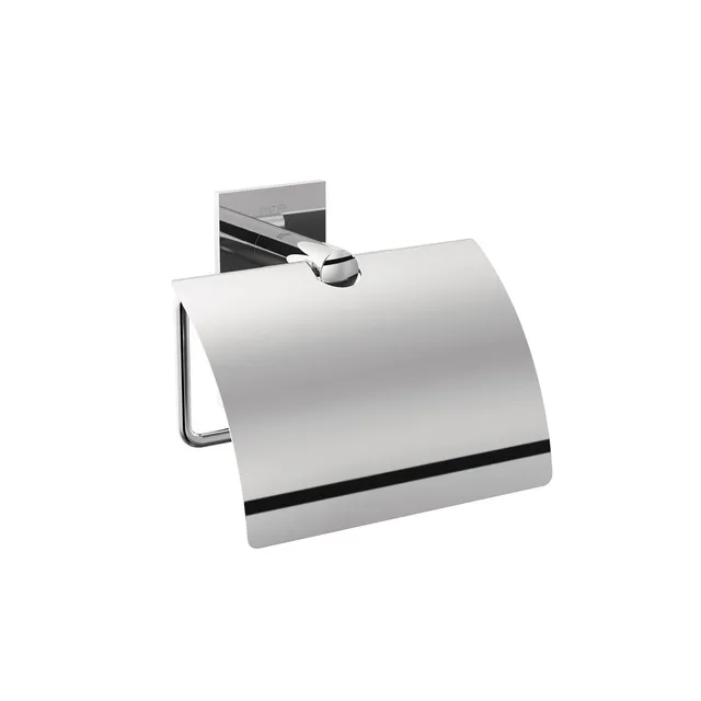 bath-toilettenpapierhalter-mit-deckel-chrom-klebend image 1