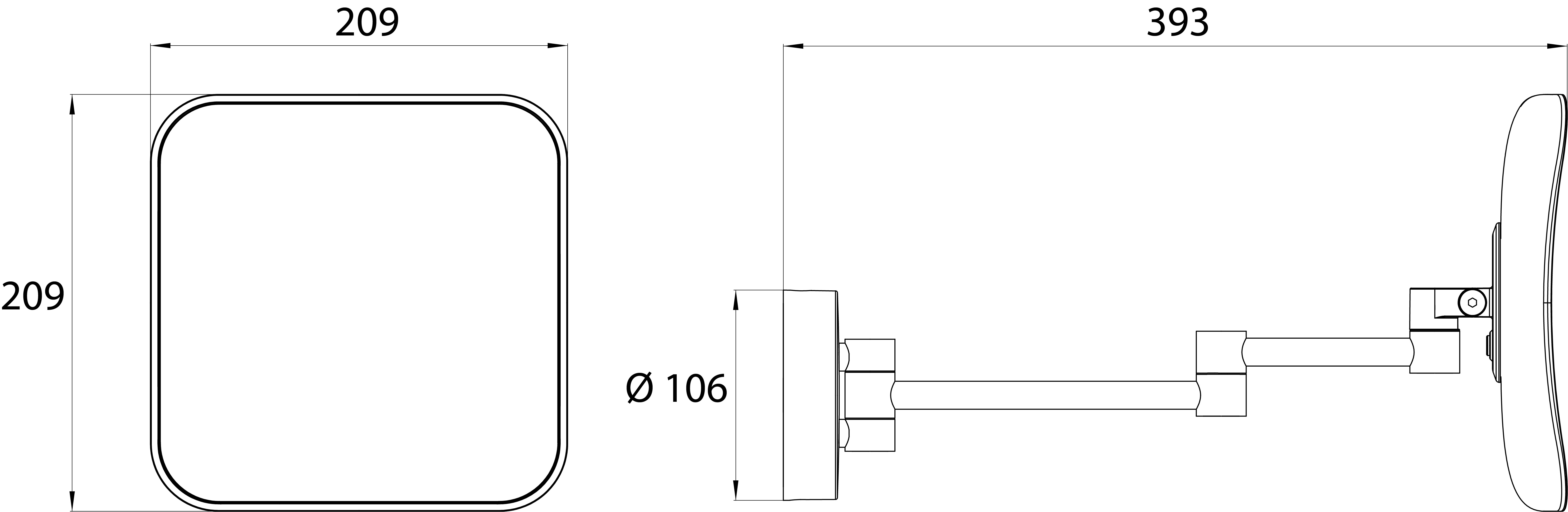 frasco-centric-led-kosmetikspiegel-eckig-209-mm image 5
