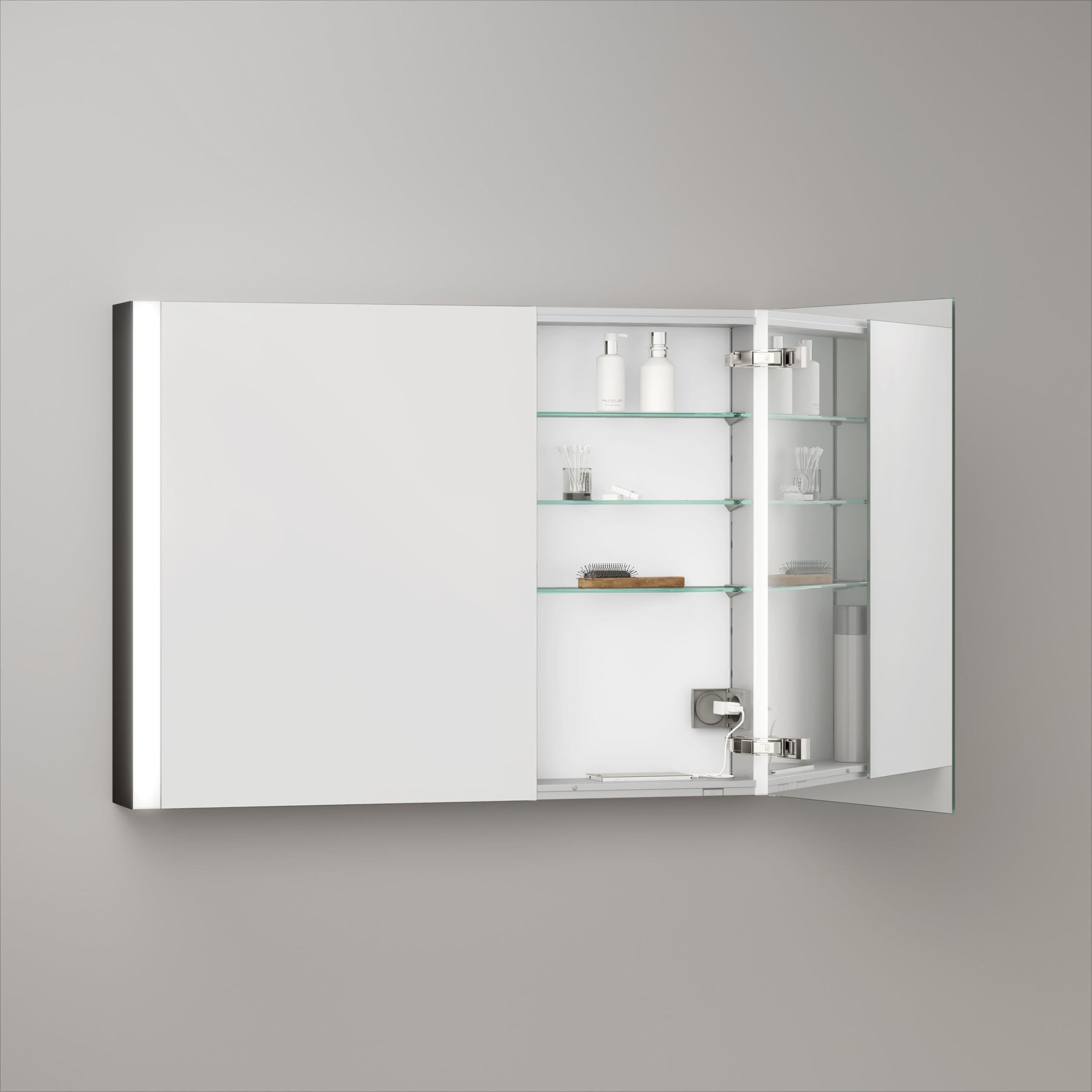 keuco-royal-lumos-spiegelschrank-100-cm-seiten-schwarz-matt-led image 6