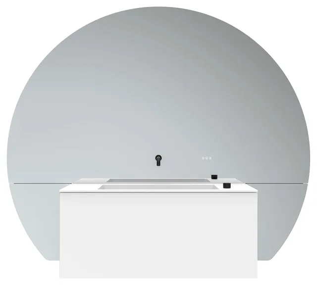 frasco-the-face-spiegelschrank-177-cm-wei-schwarz-mittig image 1