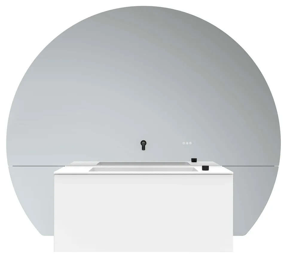 frasco-the-face-spiegelschrank-177-cm-wei-schwarz-mittig image 1