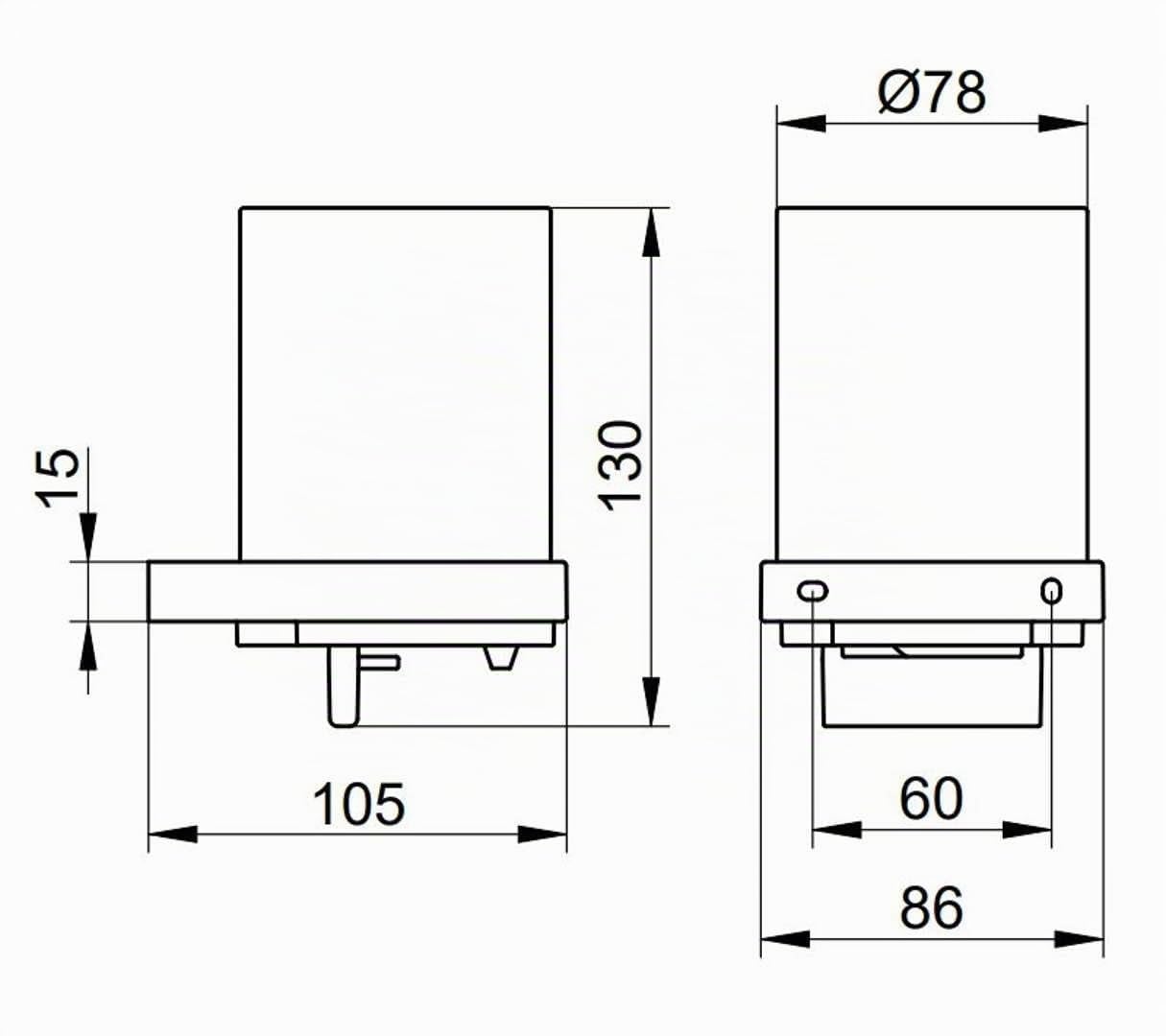 keuco-edition-90-square-seifenspender-180-ml-chrom-milchglas image 3
