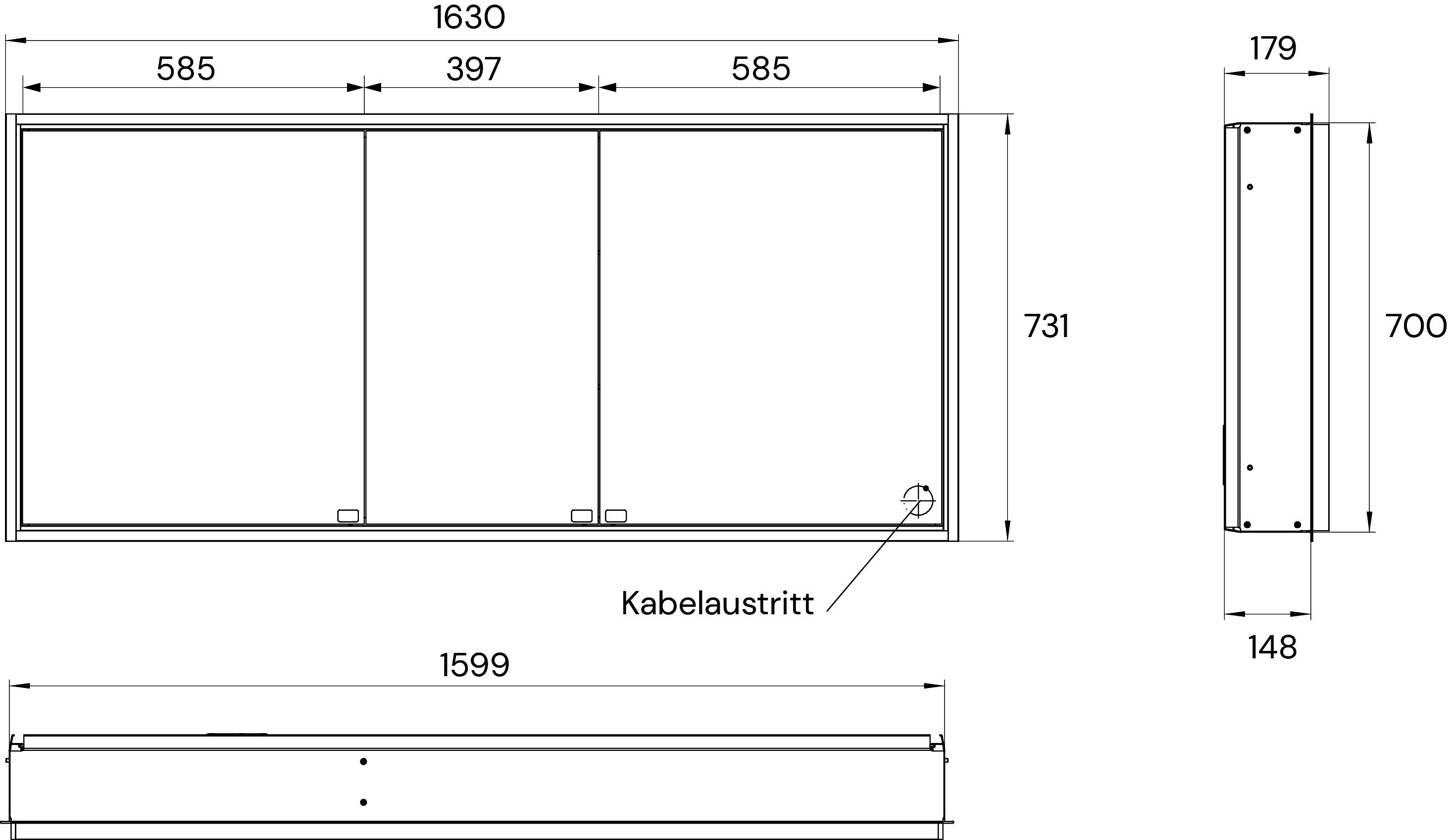 frasco-centric-deep-spiegelschrank-160-cm-unterputz-alu image 6