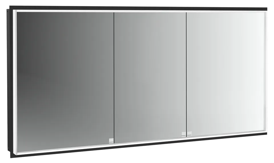 frasco-centric-deep-spiegelschrank-140-cm-schwarz-unterputz image 1