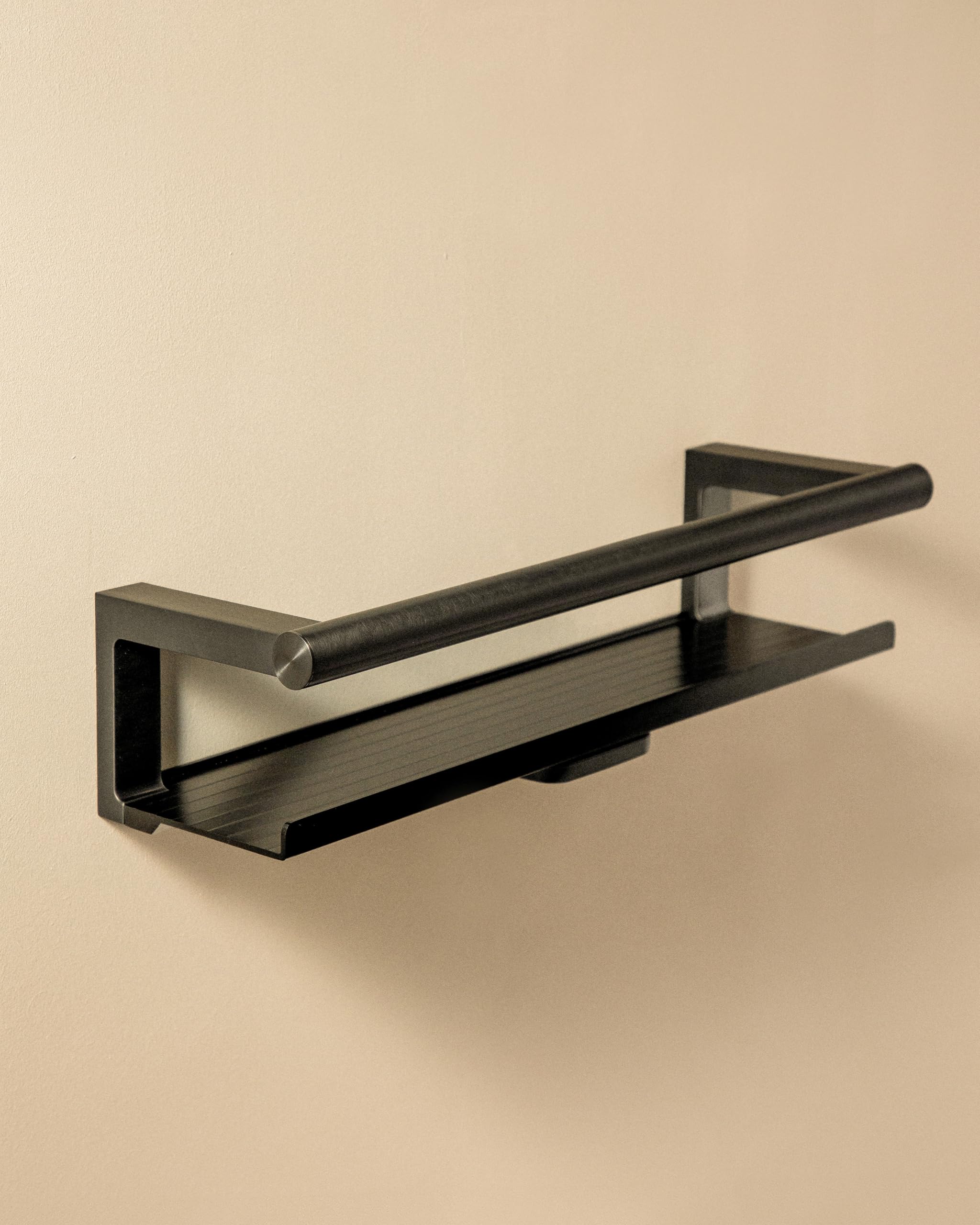 cosmic-architect-s-duschregal-schwarz-35-5-cm-mit-abzieher image 2