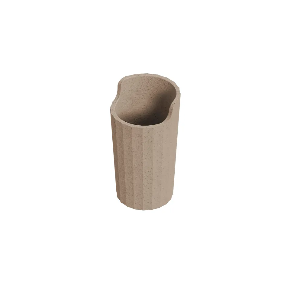 cosmic-avenir-zahnb-rstenhalter-sand-recycling-kunststoff-becher image 1