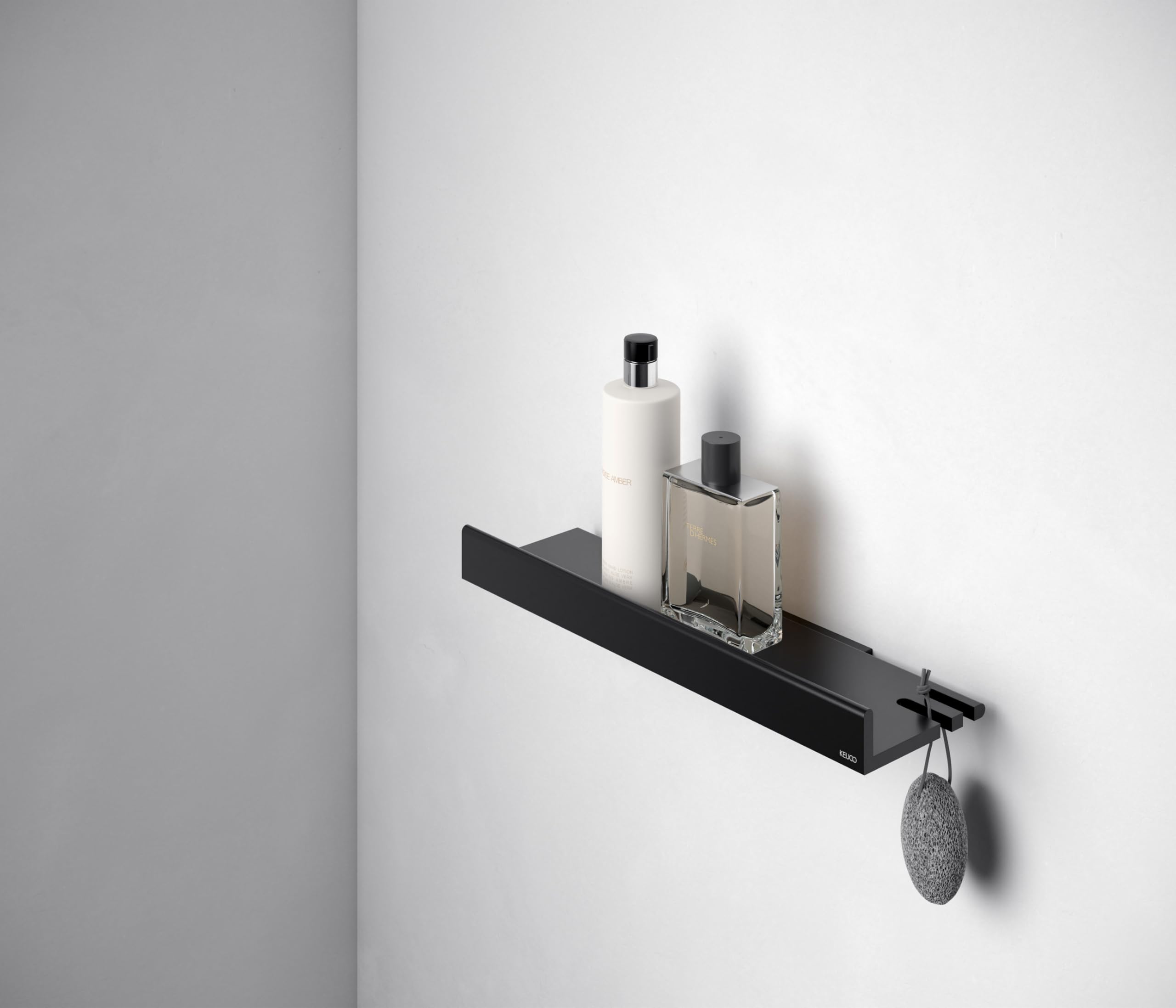 keuco-reva-duschablage-35-cm-schwarz-matt-mit-haken image 8