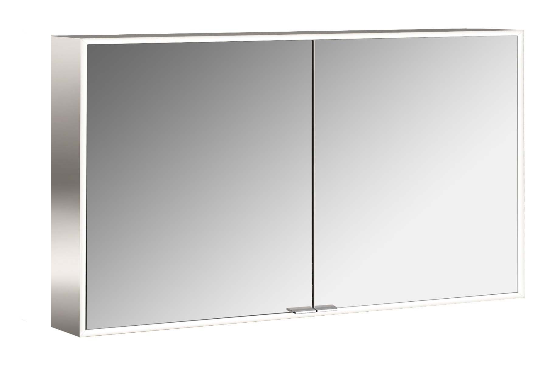 frasco-centric-spiegelschrank-120-cm-aluminium-aufputz-led image 1