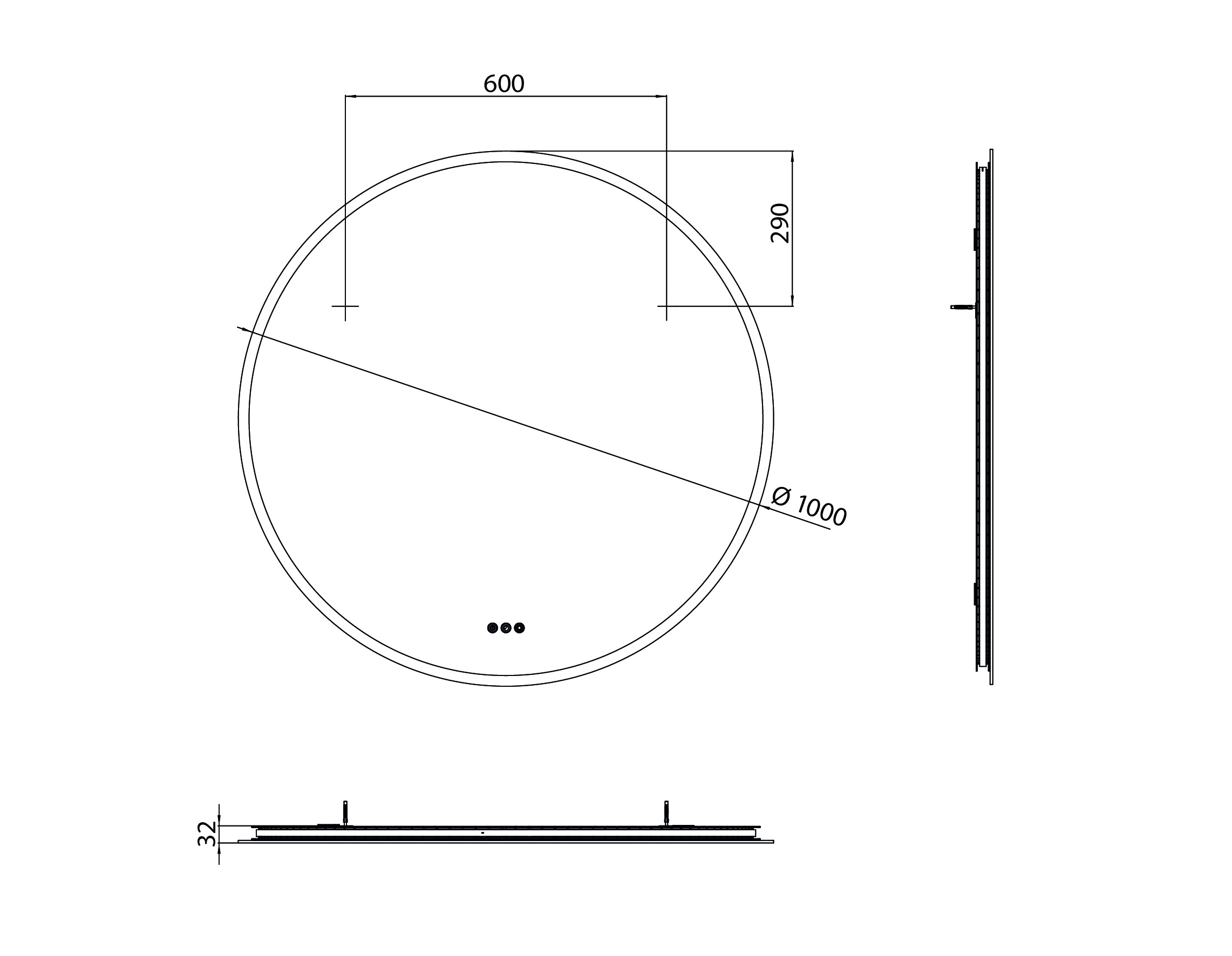 frasco-solena-led-lichtspiegel-100-cm-satinierter-rand image 3