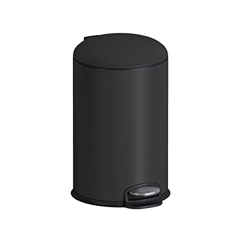 cosmic-essentials-badezimmer-abfalleimer-5l-schwarz-matt-edelstahl image 4