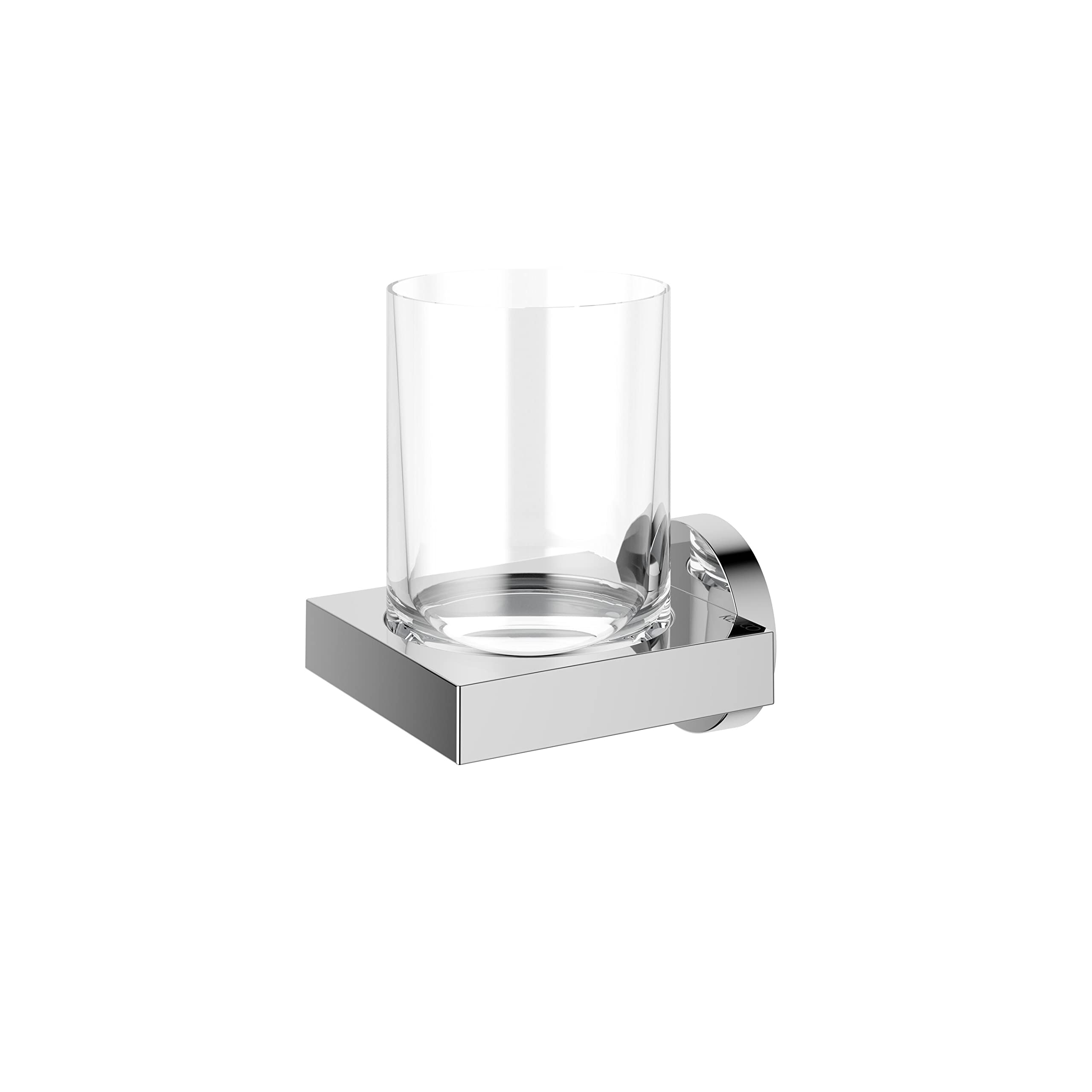 keuco-edition-90-zahnputzbecher-glas-chrom-mit-klebe-set image 3