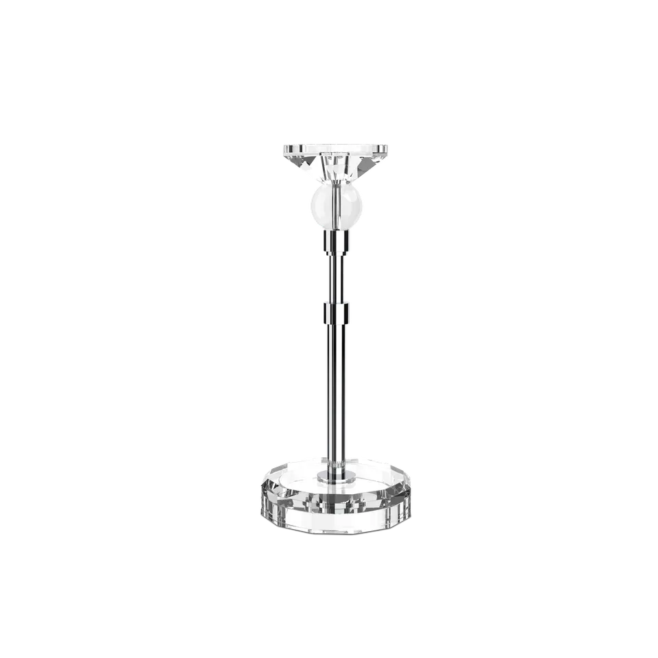 decor-walther-kristall-kr-highlight-kerzenst-nder-kristallklar-h-henverstellbar image 1