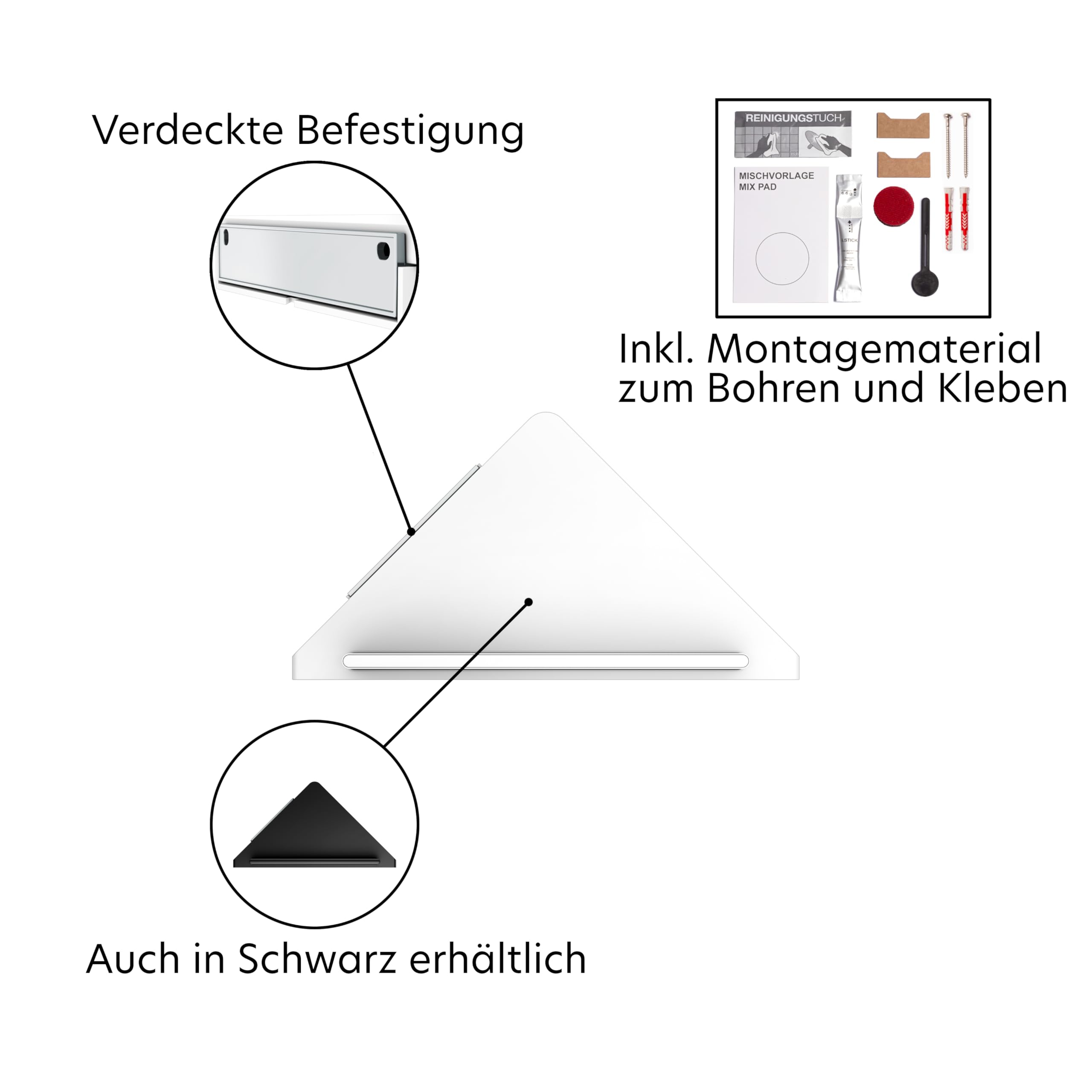 keuco-reva-eck-duschablage-wei-24-6-cm-mit-abzieher image 6