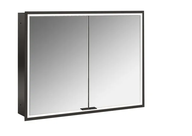 frasco-centric-led-spiegelschrank-90-cm-schwarz-unterputz-ip20 image 1