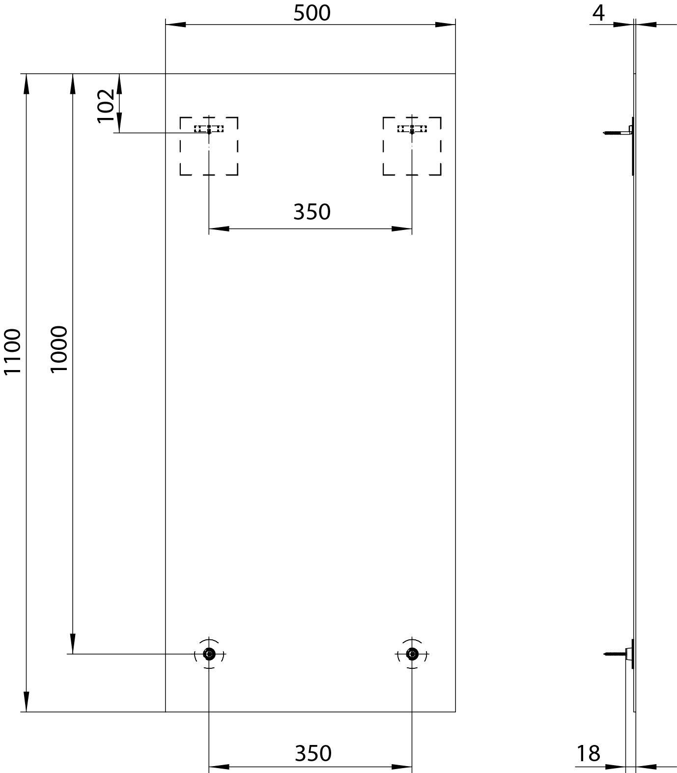 frasco-centric-free-spiegel-50x110-cm-splitterschutzfolie image 3