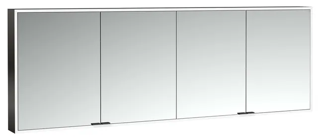 frasco-centric-spiegelschrank-200-cm-schwarz-led-aufputz image 1