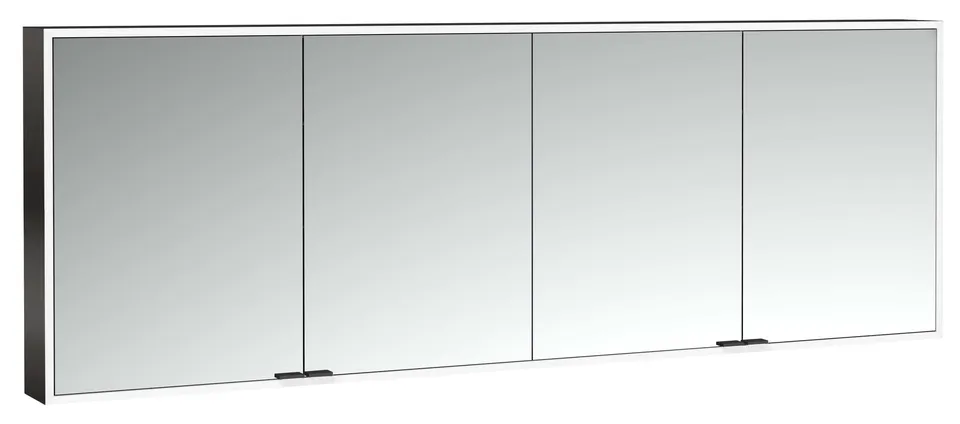 frasco-centric-spiegelschrank-200-cm-schwarz-led-aufputz image 1