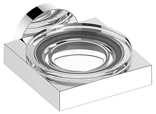 keuco-edition-90-seifenschale-kristallglas-chrom-wand image 8