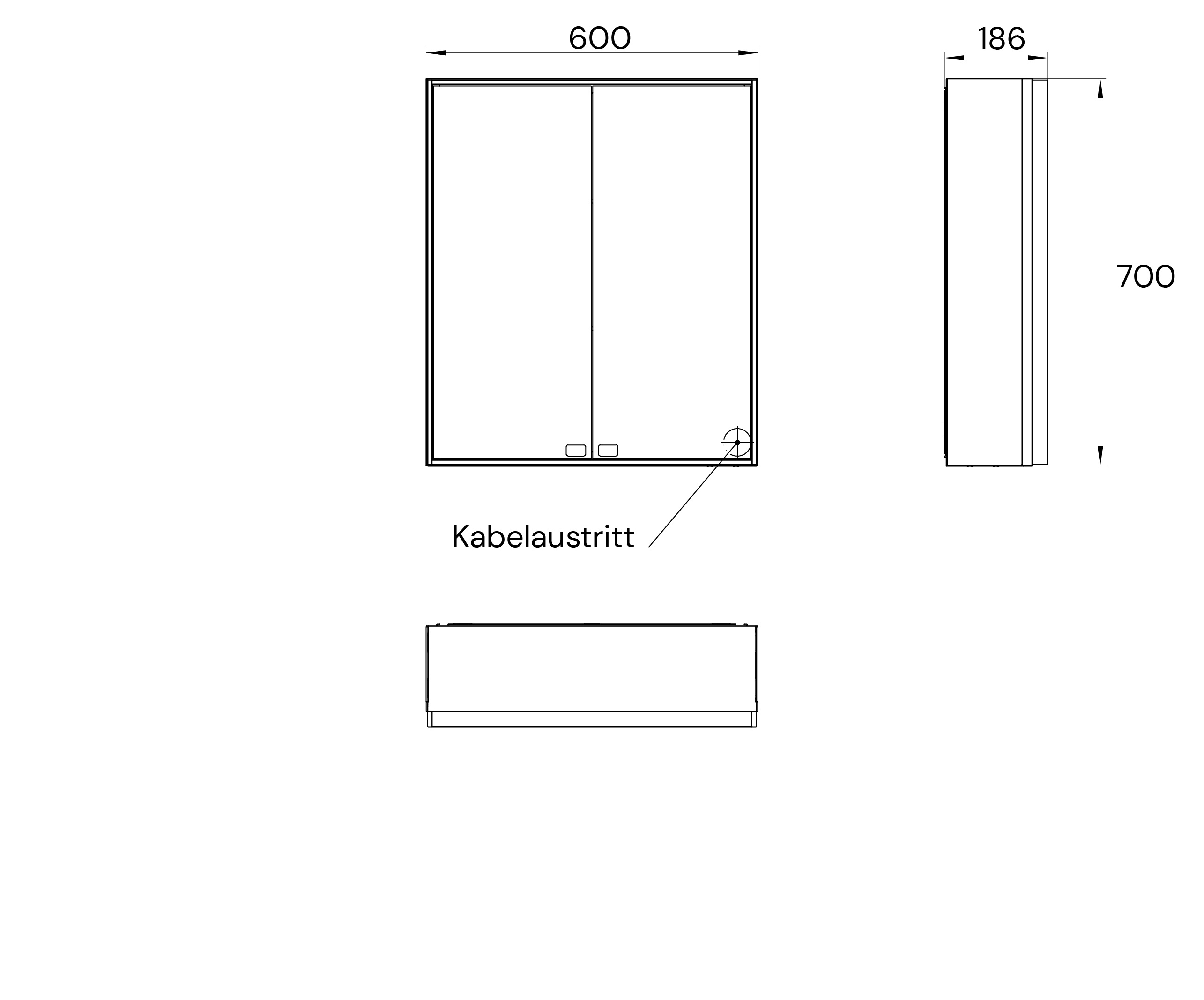 frasco-centric-deep-spiegelschrank-60-cm-schwarz-aufputz image 6