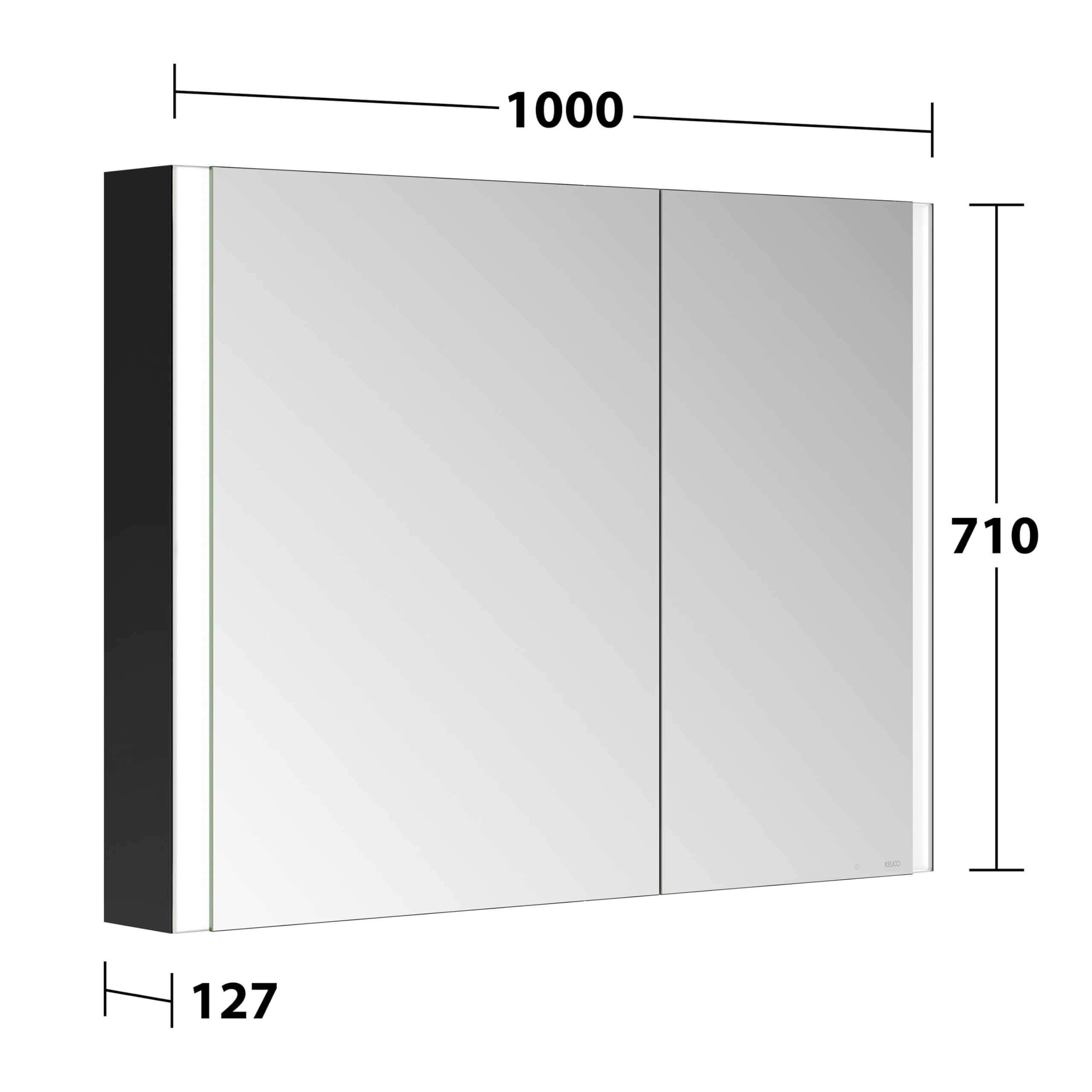keuco-royal-lumos-spiegelschrank-100-cm-seiten-schwarz-matt-led image 3