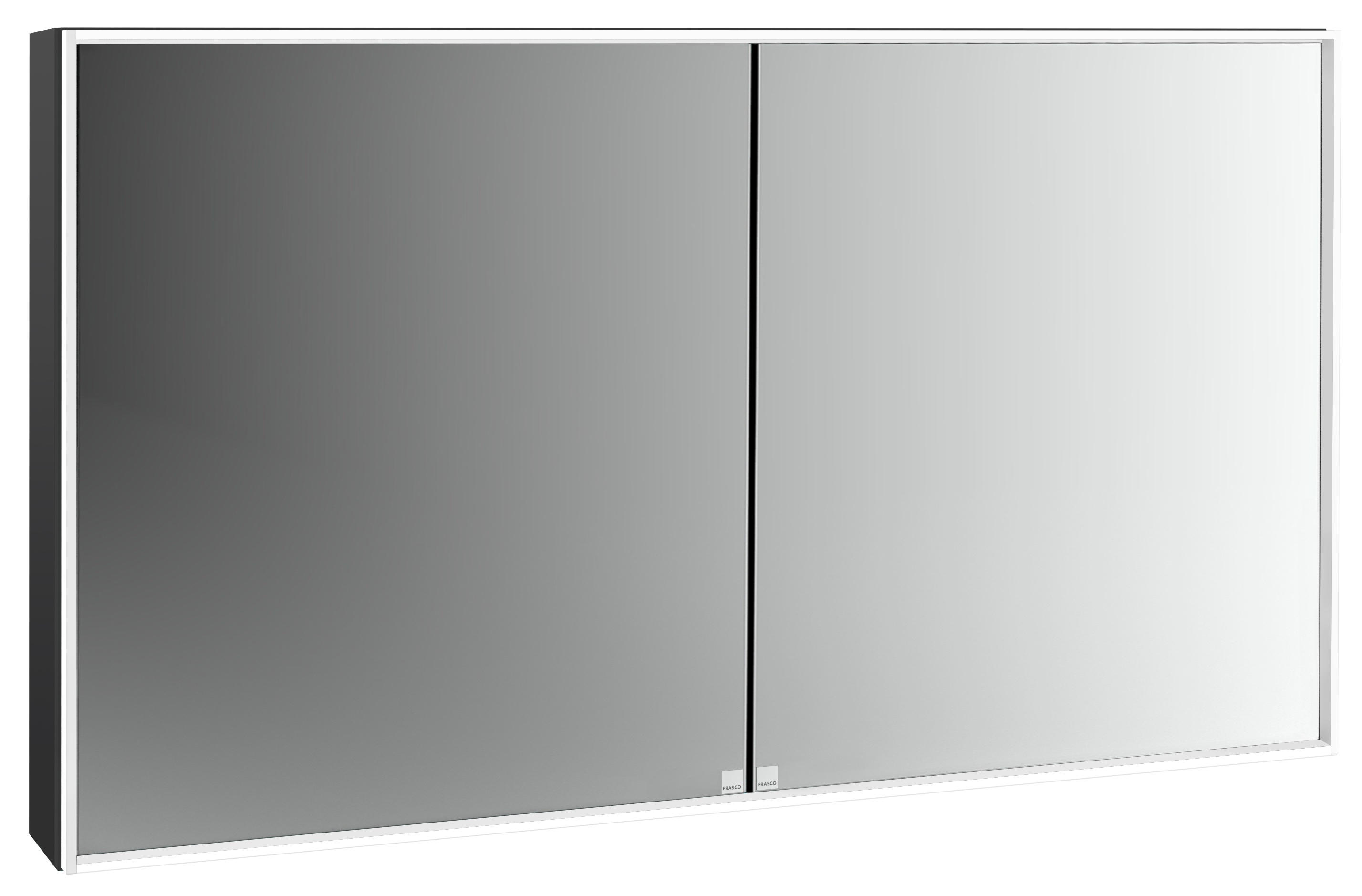 frasco-centric-deep-led-spiegelschrank-schwarz-120-cm image 1