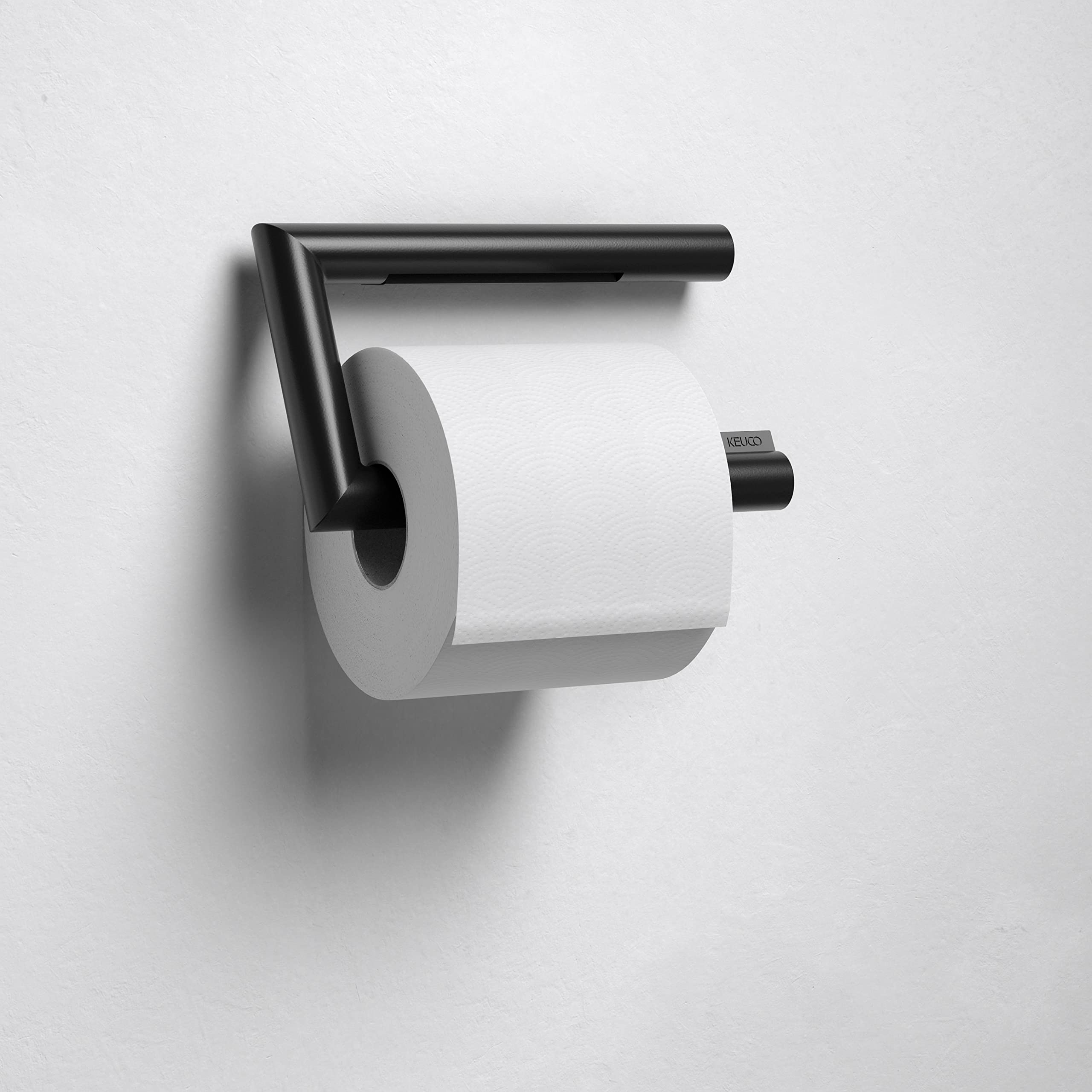 keuco-reva-toilettenpapierhalter-offen-schwarz-matt-metall image 2