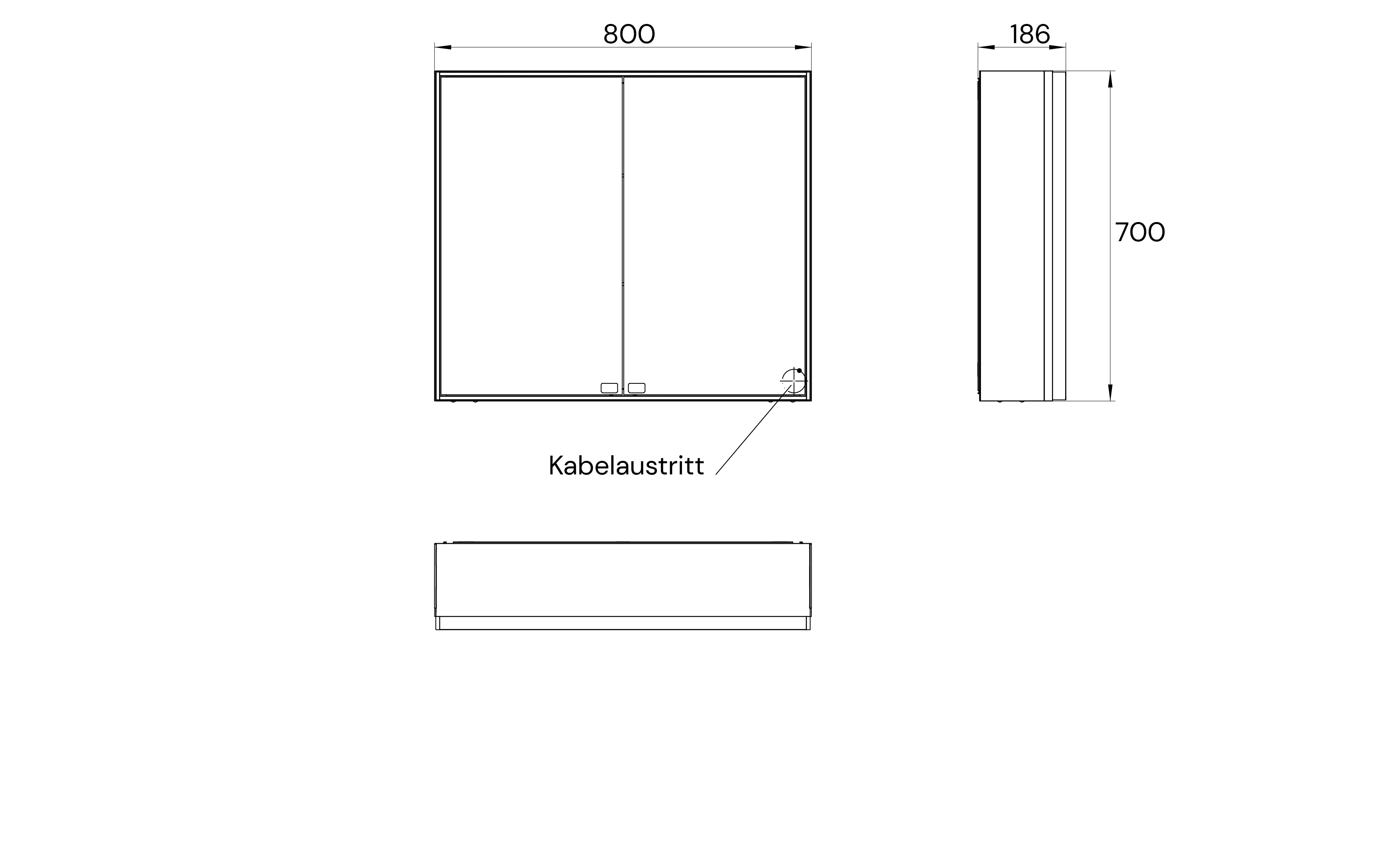 frasco-centric-deep-led-spiegelschrank-80-cm-schwarz-ip20 image 8