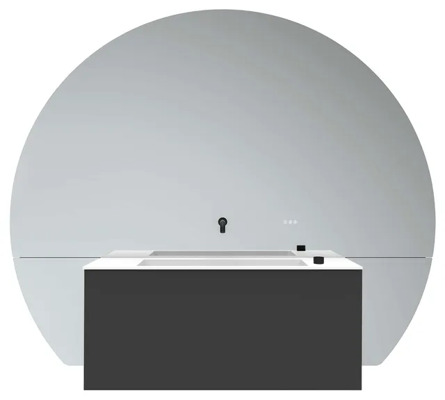 frasco-the-face-spiegelschrank-schwarz-177-cm-mittig image 1