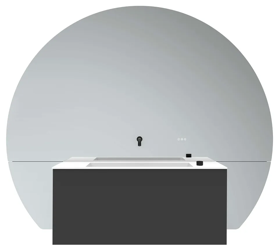 frasco-the-face-spiegelschrank-schwarz-177-cm-mittig image 1