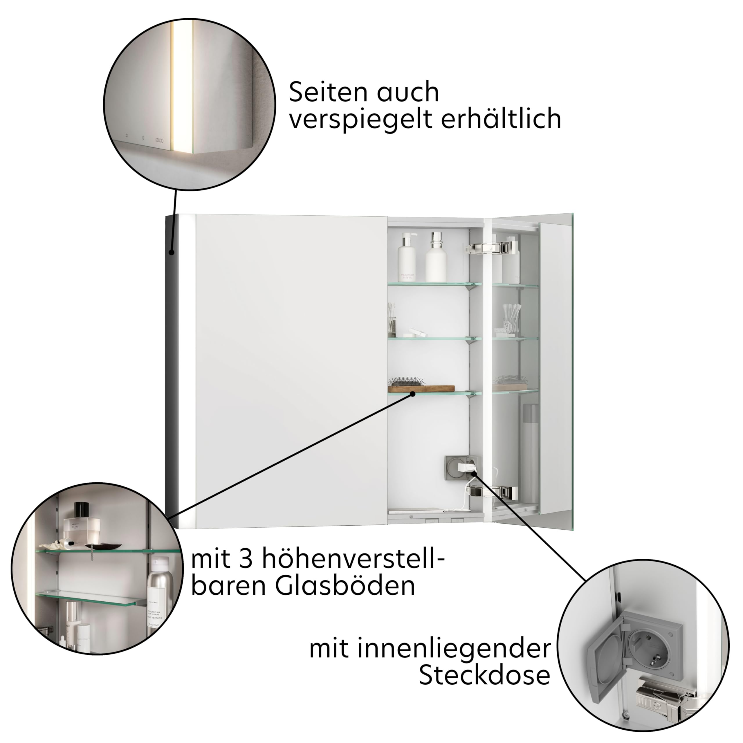 keuco-royal-lumos-spiegelschrank-80-cm-schwarz-mit-heizung image 5