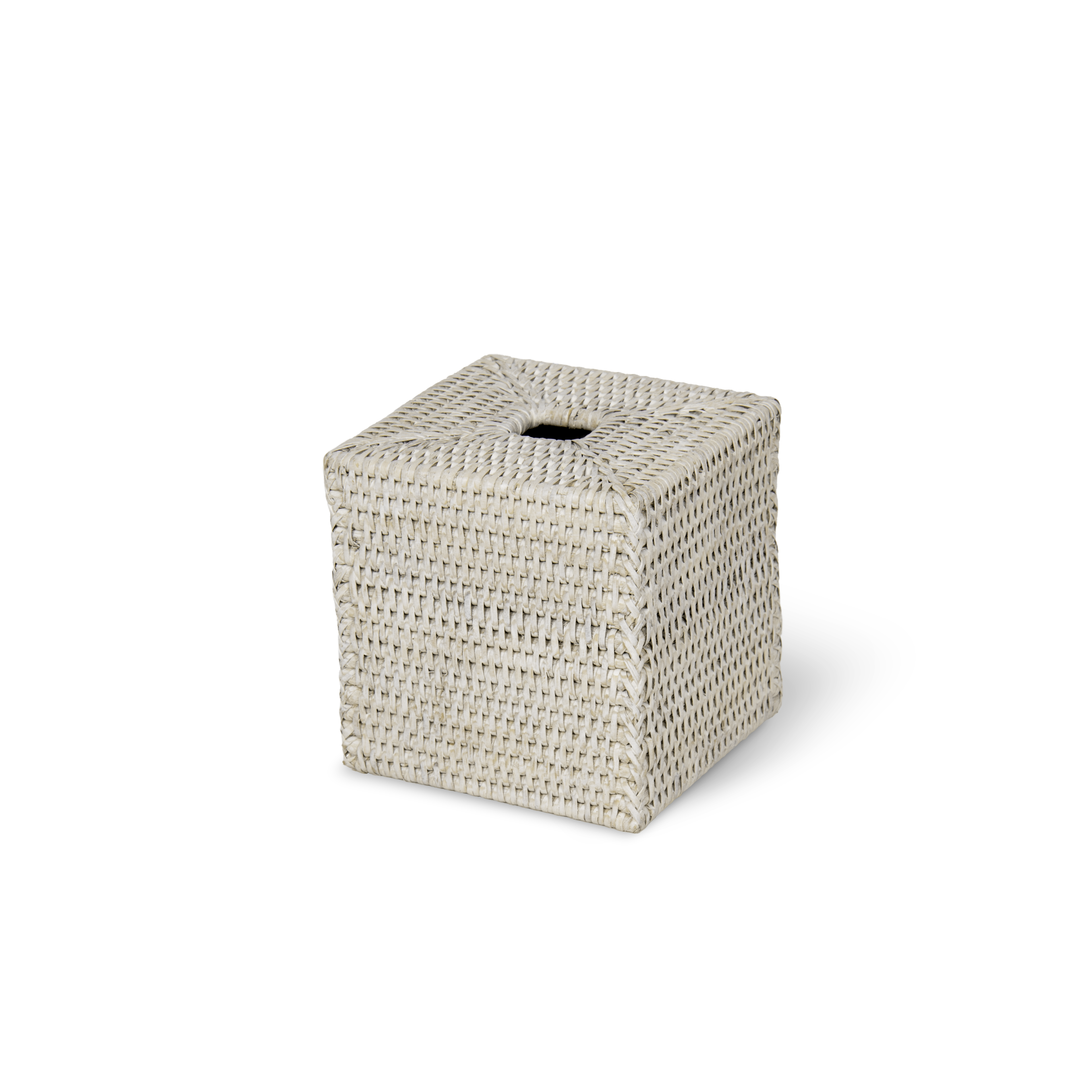 decor-walther-basket-kbq-papiertuchbox-rattan-dunkel-quadratisch image 2